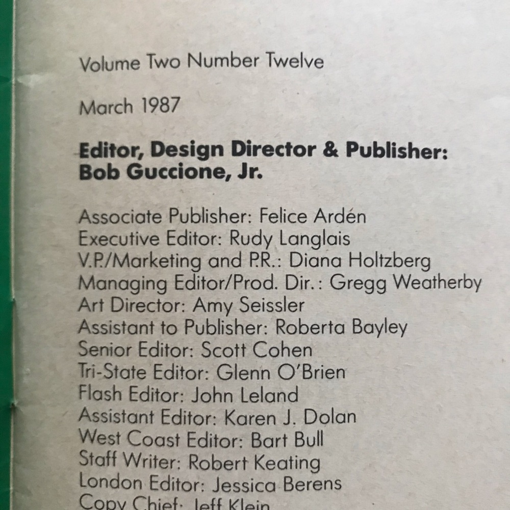 Beastie Boys Spin Magazine ‘87 - Picture 4 of 6